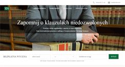 Desktop Screenshot of klauzuleniedozwolone.pl